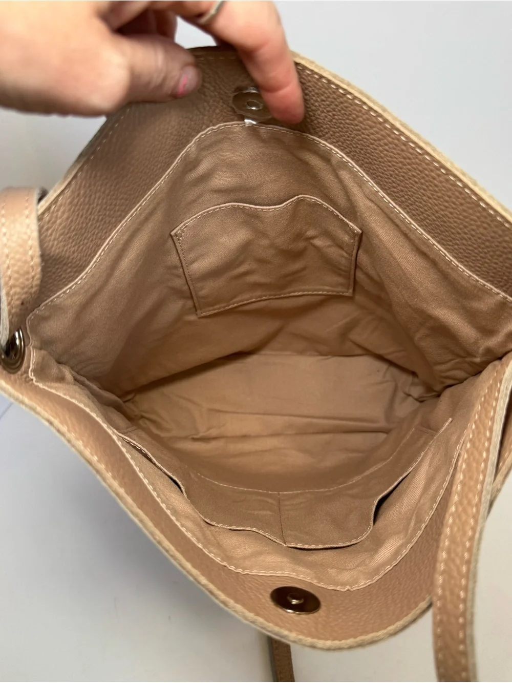 M.I.L.A Jackie Grain Leather Crossbody Bag